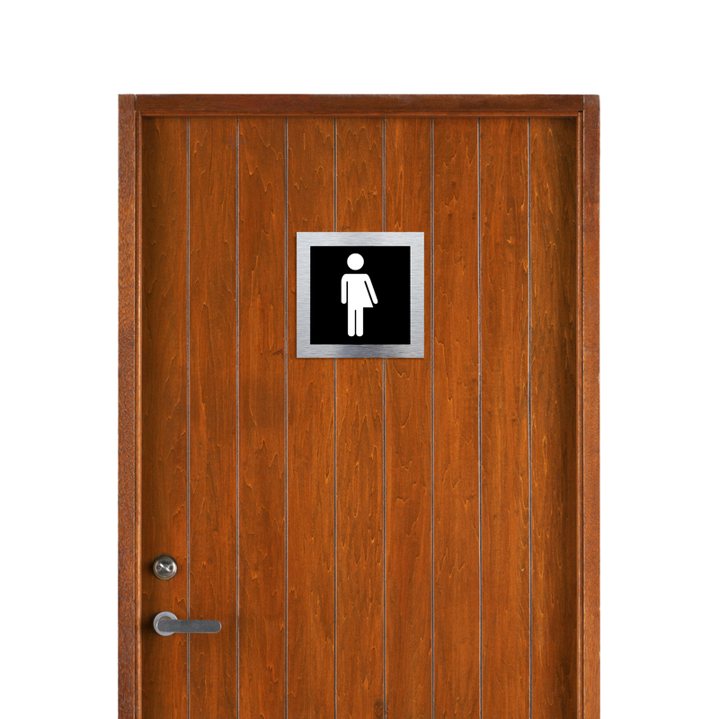GENDER NEUTRAL RESTROOM SIGNS-Toilet Symbol | ALUMADESIGNCO