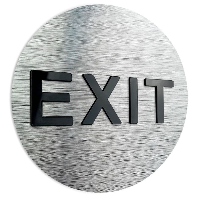 Exit Sign - Hotel Exit Hallway / Office Door | ALUMADESIGNCO