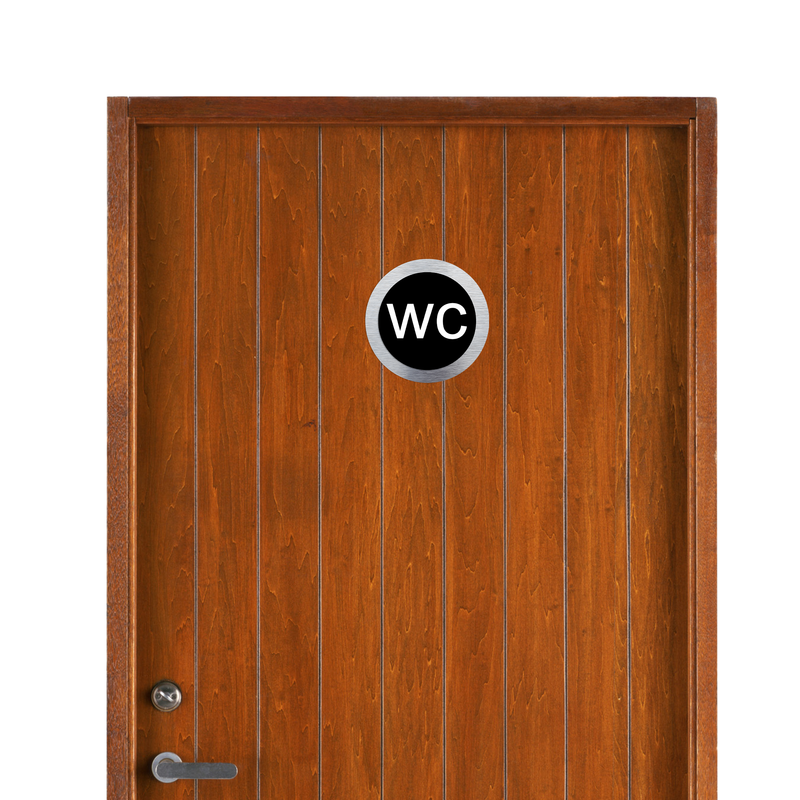 WC SIGN - ALUMA Door Signs - Custom Door Signs For Business & Office