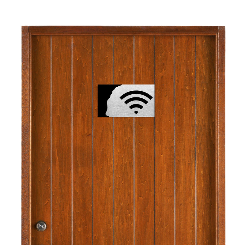 WIFI SIGN - ALUMA Door Signs - Custom Door Signs For Business & Office