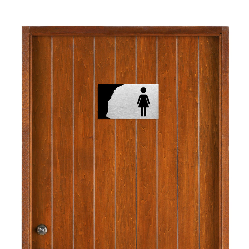 FEMALE BATHROOM SYMBOL - Women Restroom Symbol | ALUMADESIGNCO