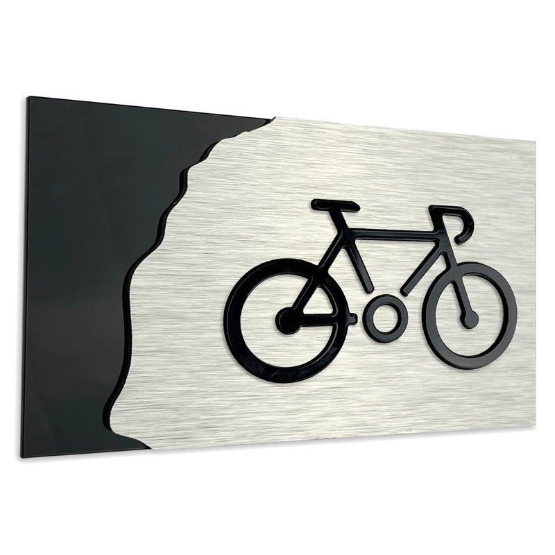 BICYCLE SIGN - ALUMA Door Signs - Custom Door Signs For Business & Office