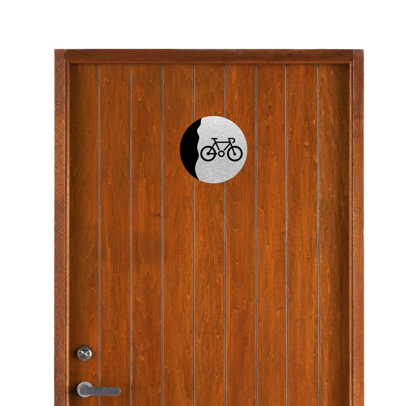 BICYCLE SIGN - Door symbol -Hotel Wall Decals| ALUMADESIGNCO