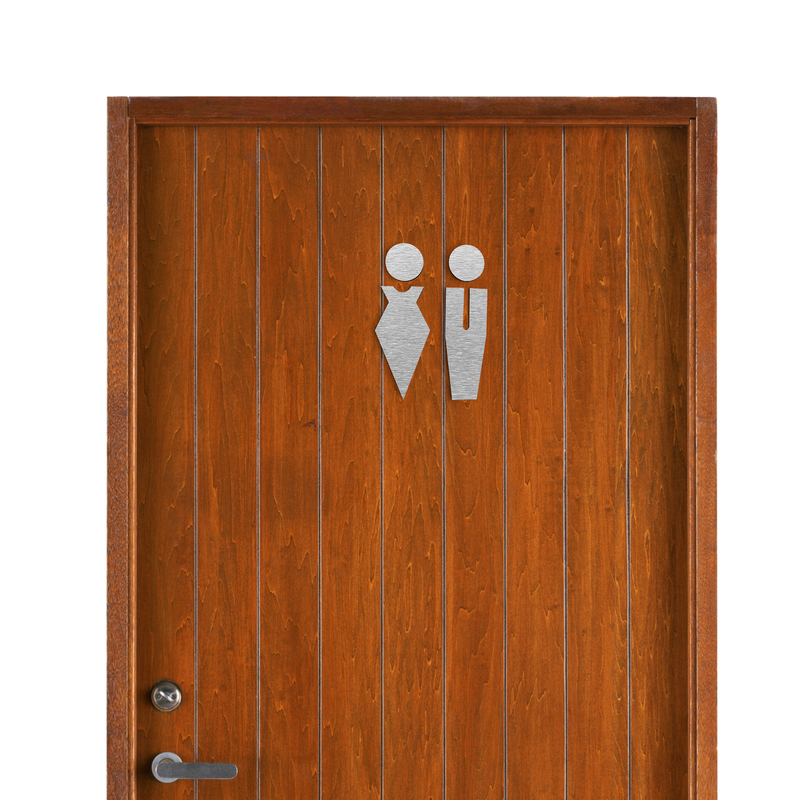 UNISEX SIGN - ALUMA Door Signs - Custom Door Signs For Business & Office