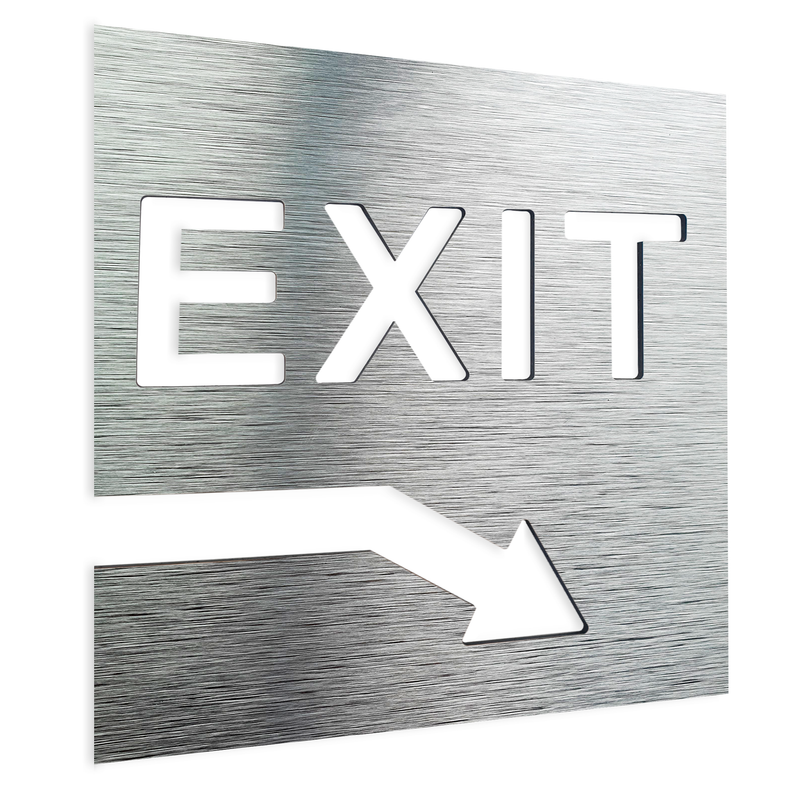 Exit Sign - Office, Hotel Room/Wall Decals | ALUMADESIGNCO