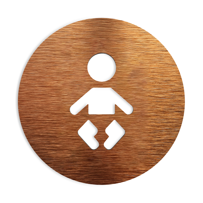 BABY CHANGING ROOM - Baby Pads / Diapers - Sign | ALUMADESIGNCO