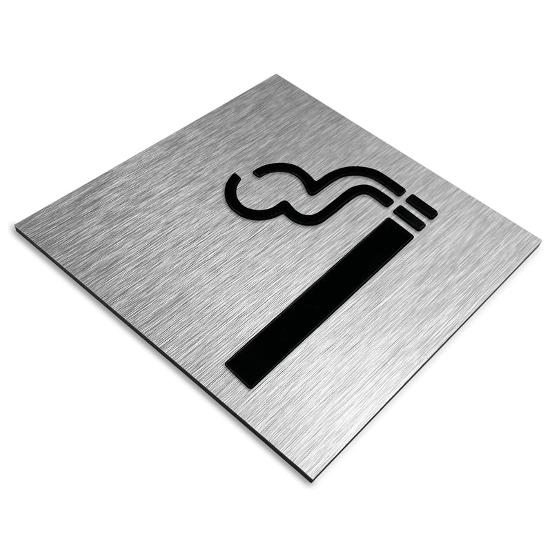 SMOKING AREA SIGN - ALUMA Door Signs - Custom Door Signs For Business & Office