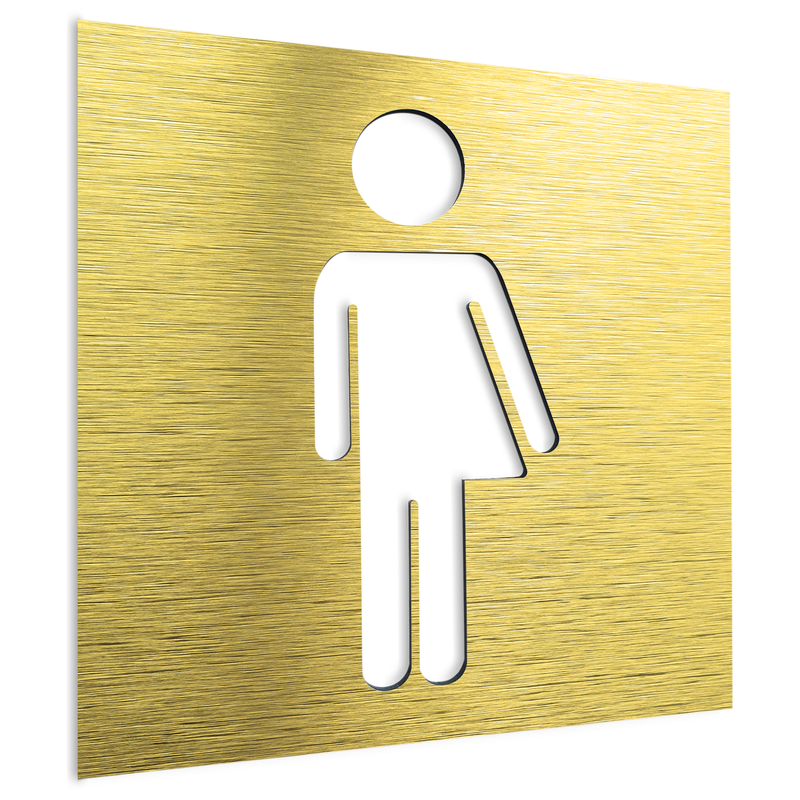GENDER NEUTRAL BATHROOM SIGN - Gender Symbol | ALUMADESIGNCO