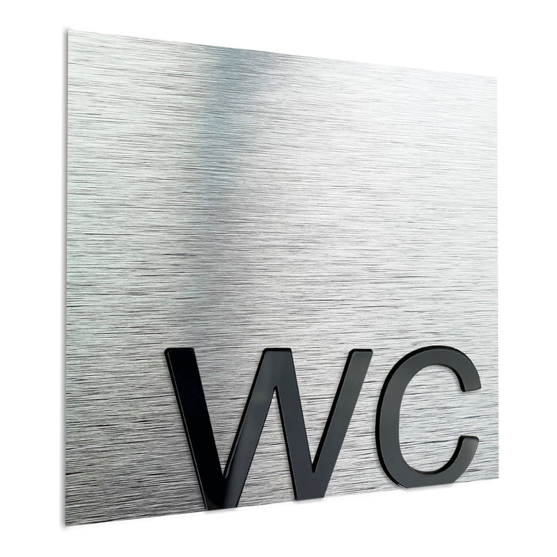 WC SIGN - ALUMA Door Signs - Custom Door Signs For Business & Office