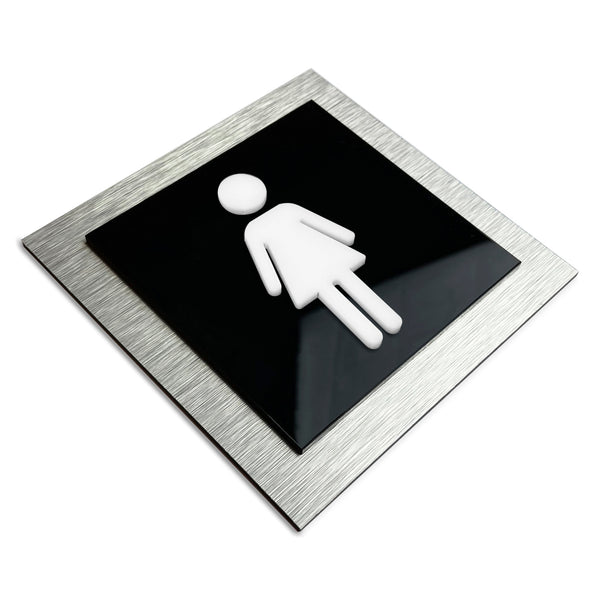 FEMALE BATHROOM SYMBOL - Restroom Sign | ALUMADESIGNCO