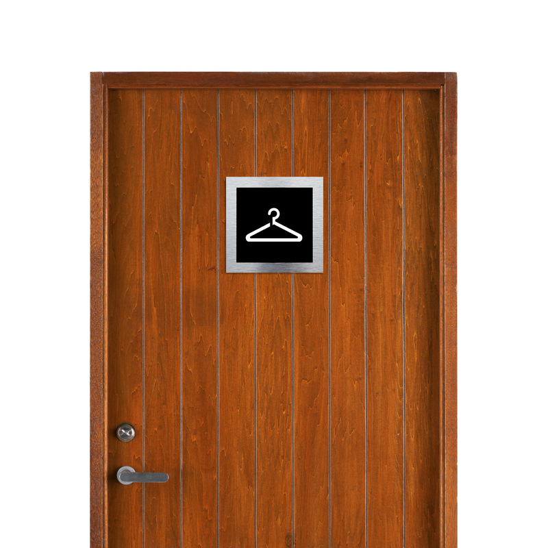 WARDROBE SIGN - ALUMA Door Signs - Custom Door Signs For Business & Office