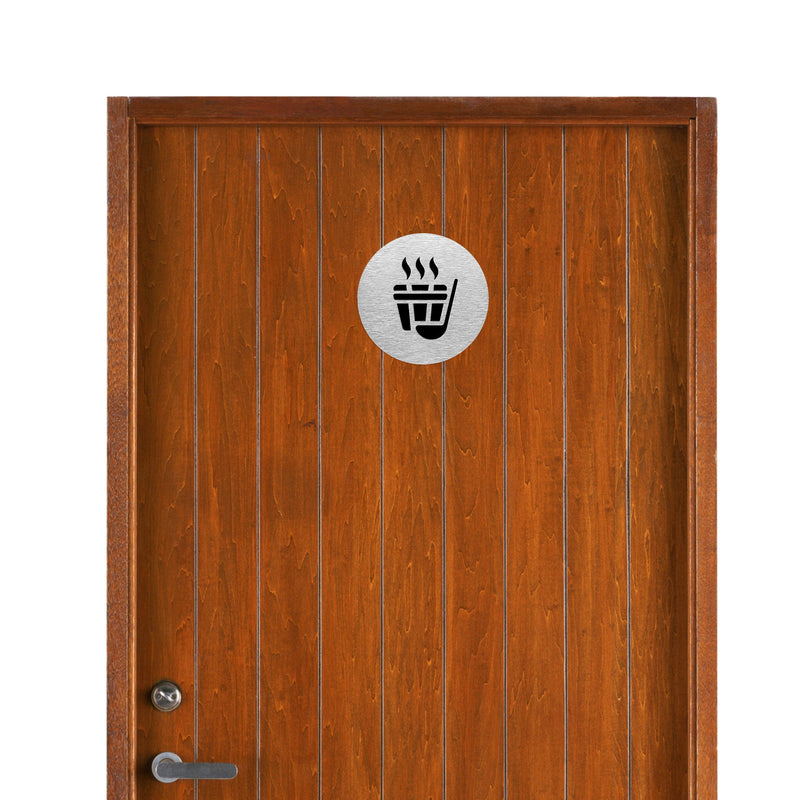 SAUNA WALL SIGN - ALUMA Door Signs - Custom Door Signs For Business & Office